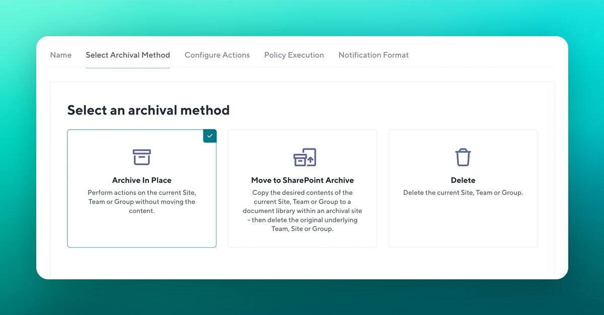 microsoft teams archive