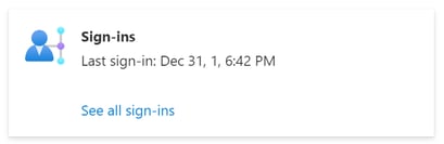 Latest Guest user sign in information in Microsoft Azure Active directory