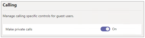 Microsoft Teams Guest access permissions configuration