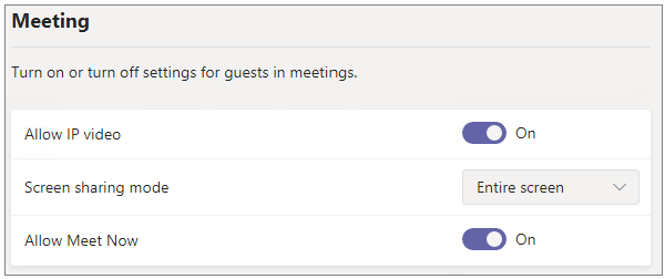 Microsoft Teams Guest access settings & configuration in admin center