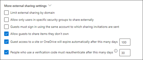 Microsoft Teams external collaboration & sharing settings