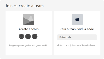 Default team creation