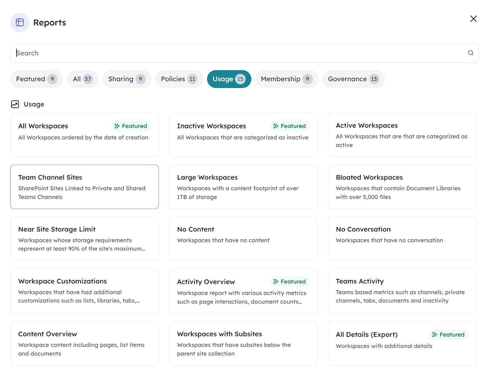 Orchestry M365 New Object Types Reporting