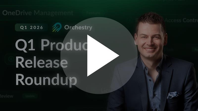 Orchestry - Quarterly Product Release Roundup - Youtube Thumbnail Dave 02