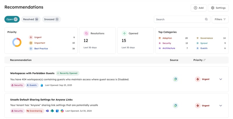 Orchestry - Recommendations Screenshot 01