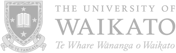 University of Waikato logo - gray