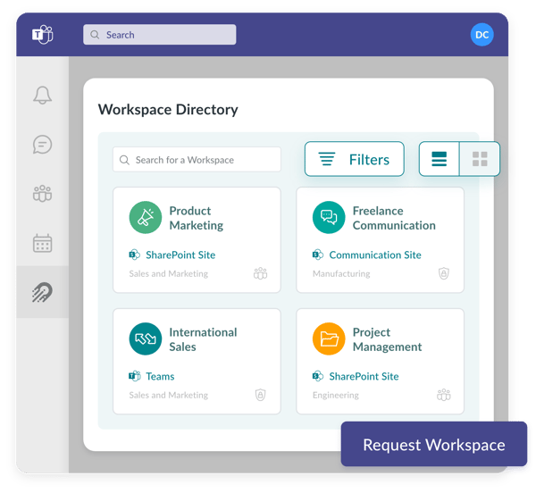 Workspace Provisioning - Hero - Workspace Directory
