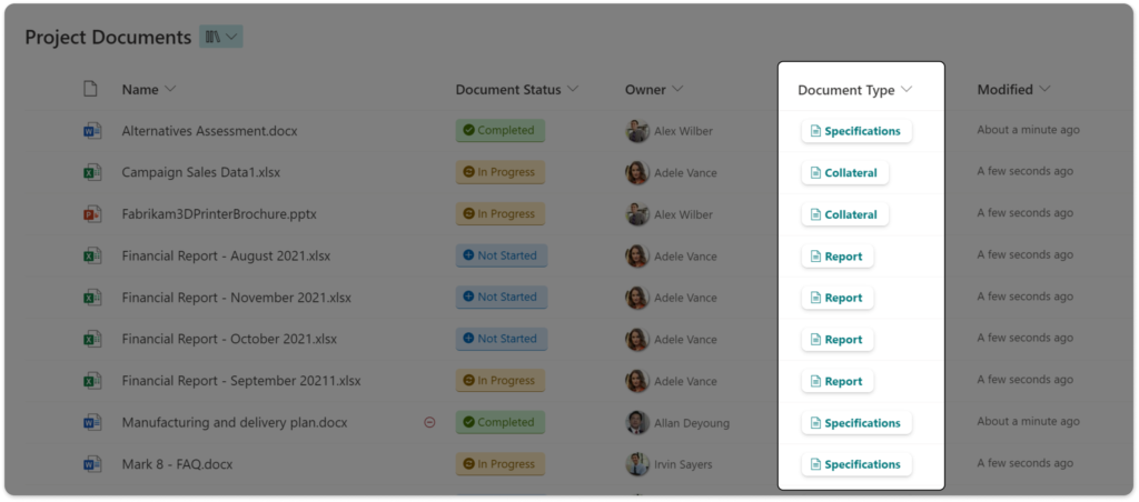 Metadata Document Type