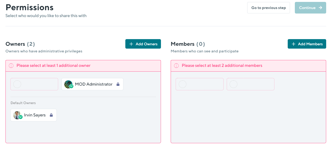 microsoft teams and microsoft 365 workspace provisioning with default owners