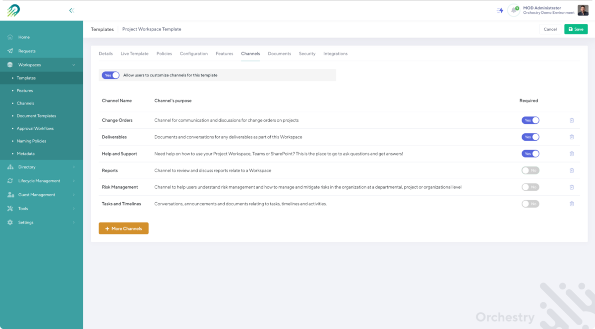 Simplified Customizations with Microsoft Teams Templates