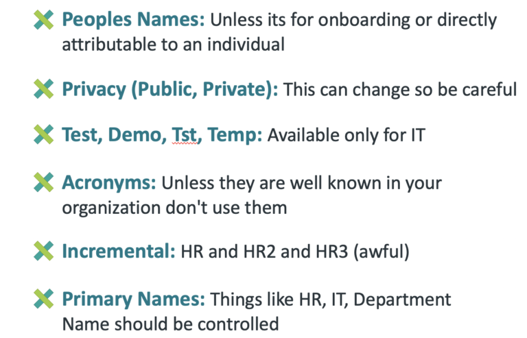 Effectively Naming Teams, Channels & Tabs in Microsoft Teams
