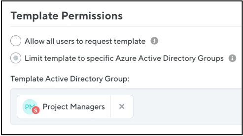 microsoft 365 compliance in Orchestry - template permissions