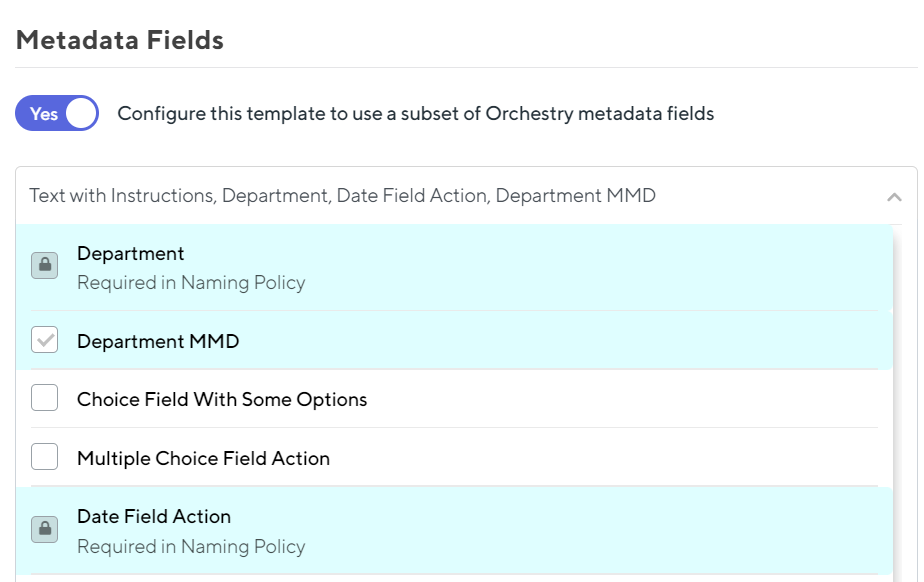 configure microsoft 365 workspace provisioning with metadata in orchestry