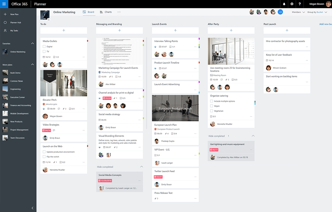 Microsoft Planner overview screenshot