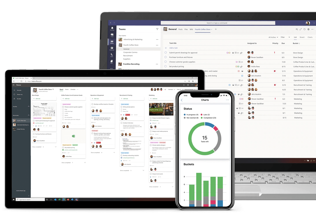 different view options in microsoft planner