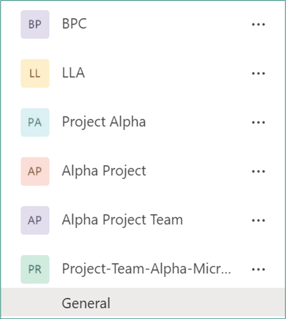 ms teams remediation - inconsistent naming