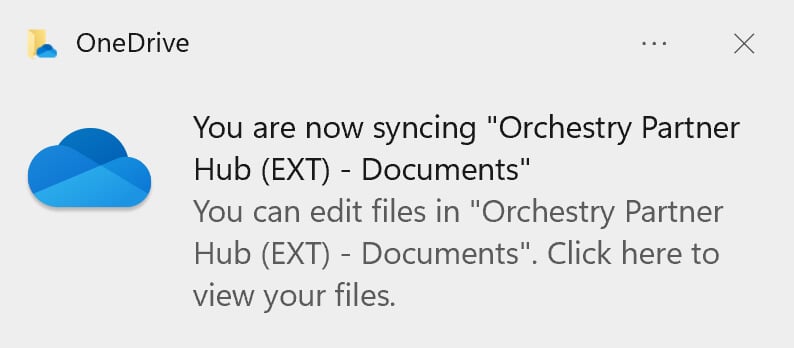 Syncing a SharePoint document library to OneDrive on the desktop