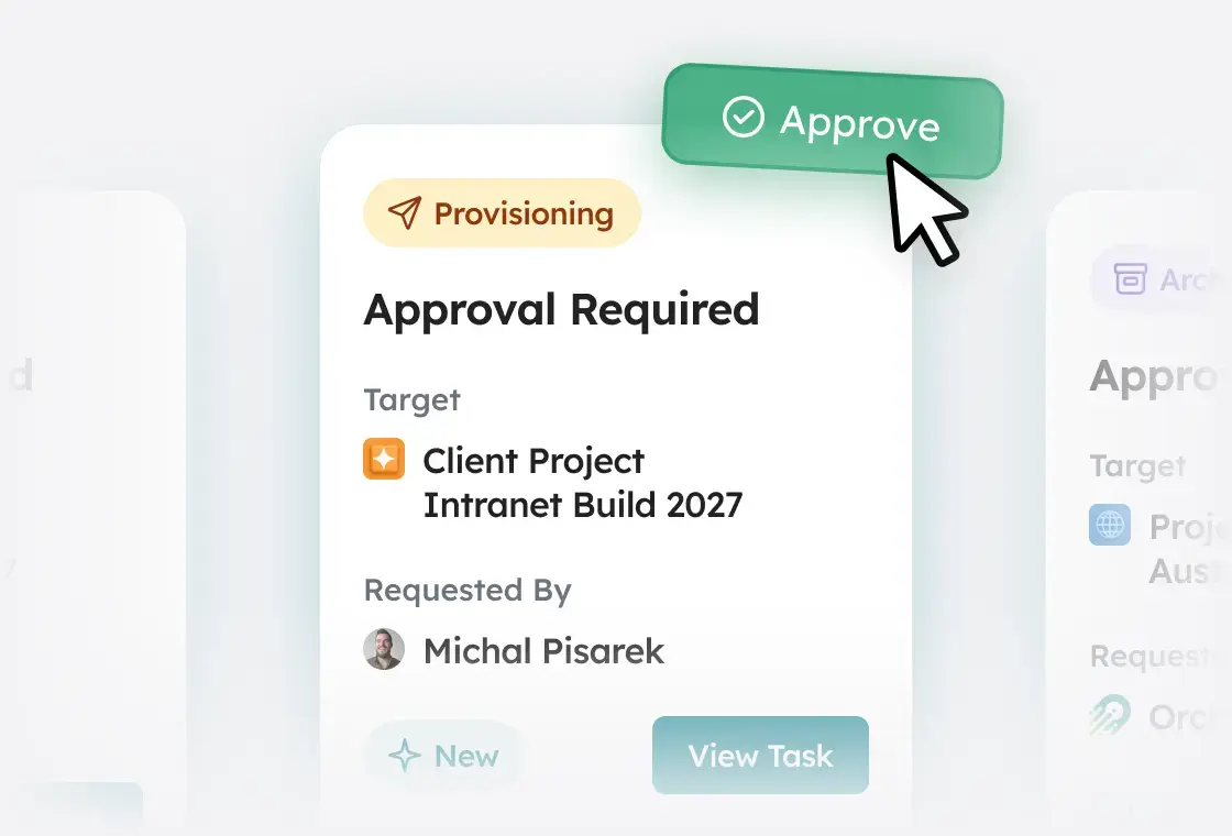 Provisioning and Templates - Approvals